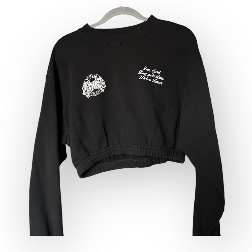 SHE DARC SPORT CROPPED SWEATER